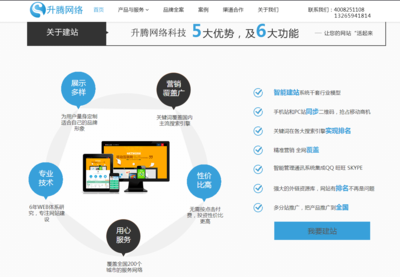 廣州升騰網絡 一站式企業網站建設解決方案與服務優勢